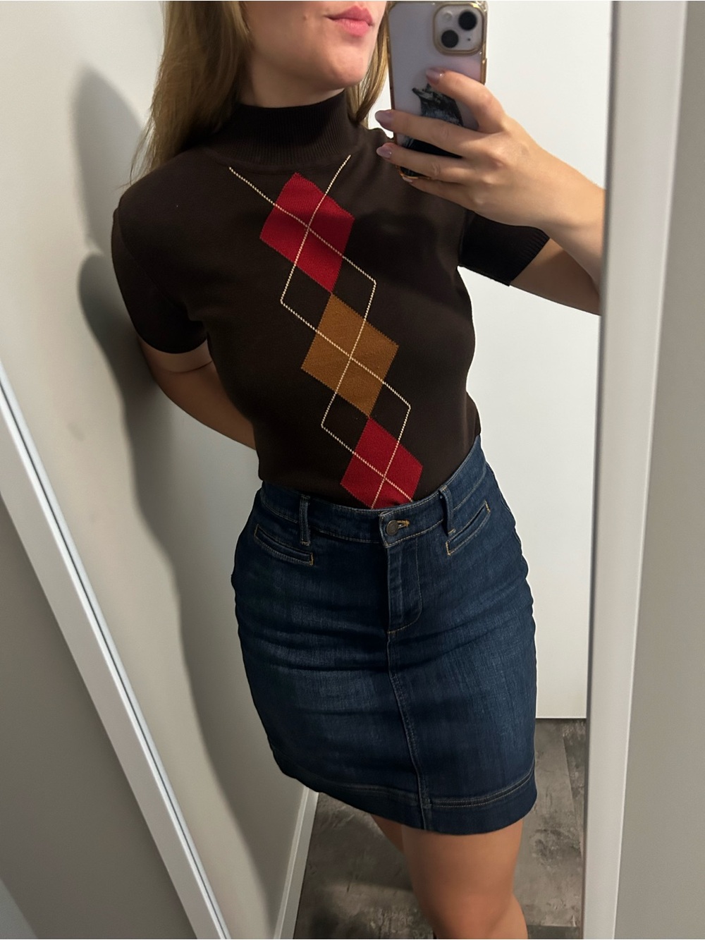 Talbots Denim skirt